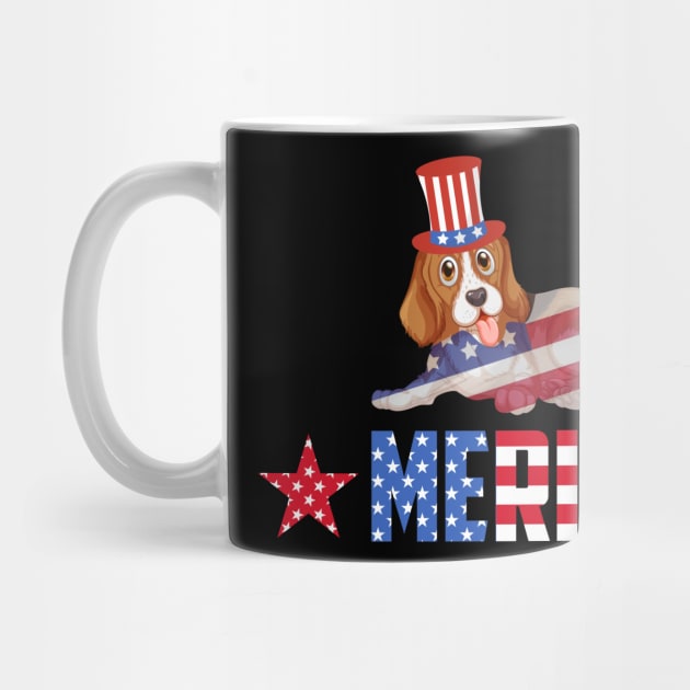 Dachshund dog Merica American Flag Patriot 4th Of July by Mourad1984